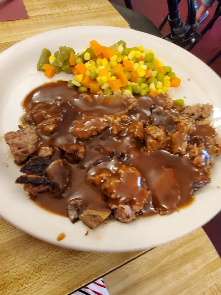 Chopped Sirloin Steak and Mushrooms