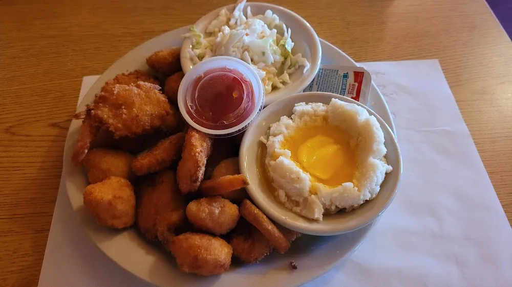 Fried Shrimp and Scallops